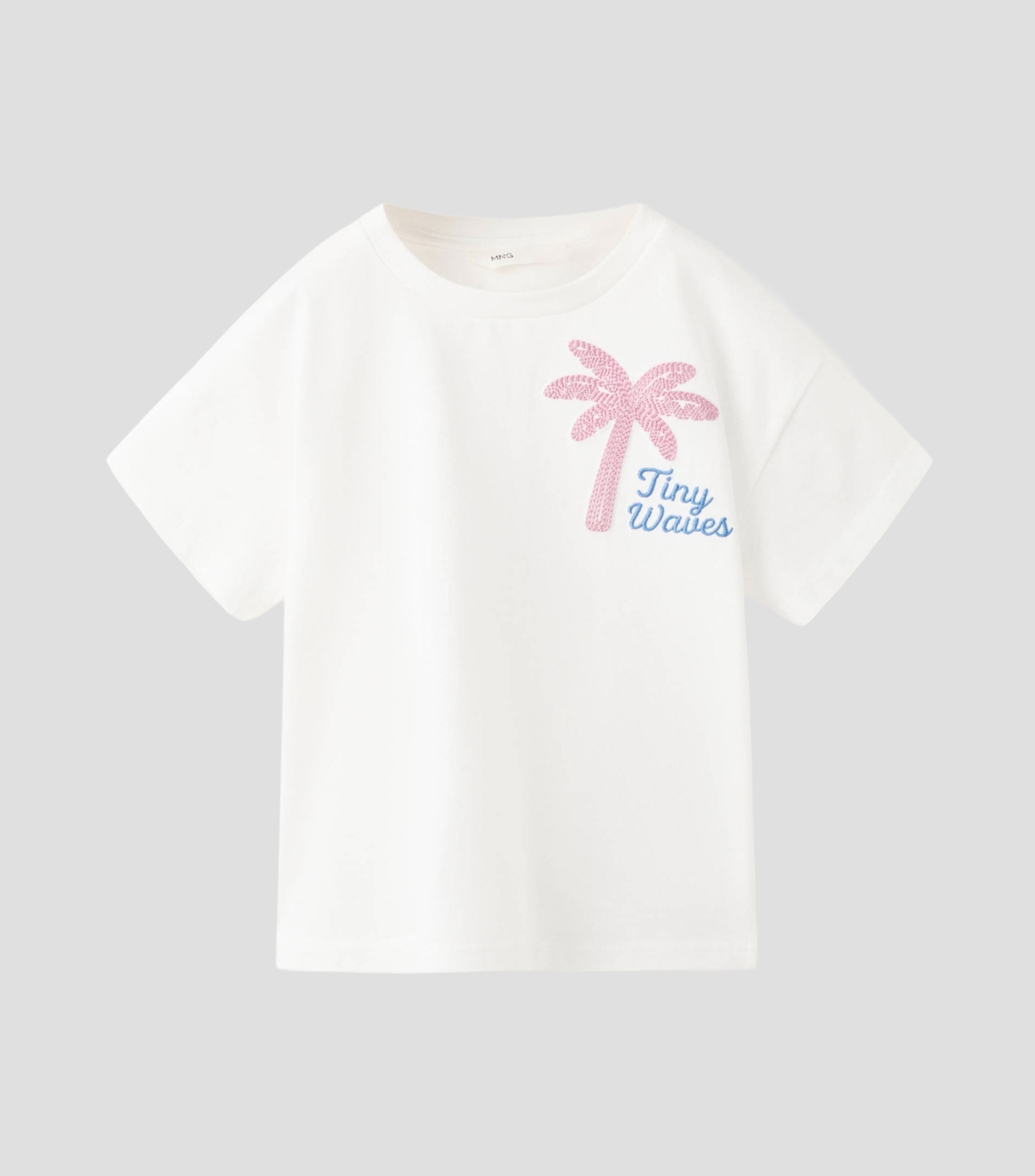 Playera cuello redondo manga corta fantasía Niña